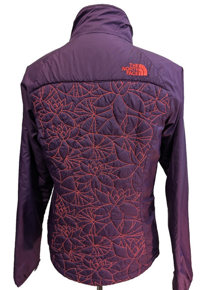 Veste Matelassée The North Face Violet Motifs Lotus Fluo - Taille S M
