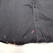 Chemise Harley Davidson XL Noire Coton Poches Boutonnées Logo Brodé