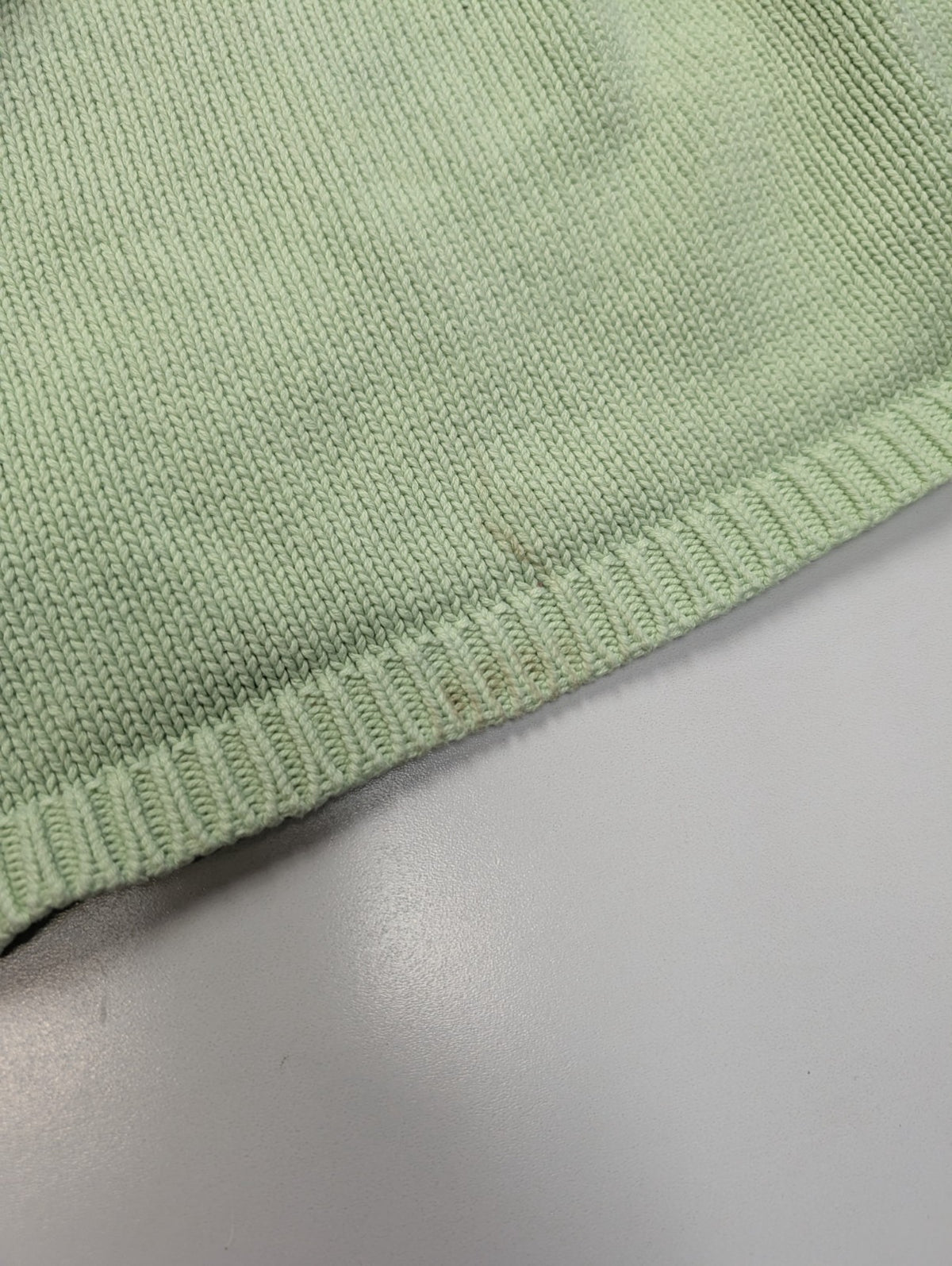 Pull Lauren Ralph Lauren femme 1X XL XXL coton rayures vert menthe blanc