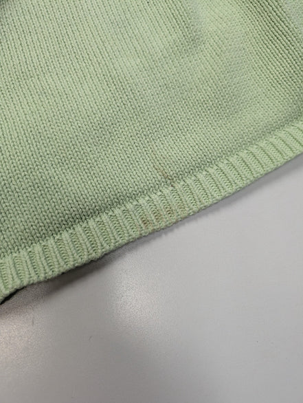 Pull Lauren Ralph Lauren femme 1X XL XXL coton rayures vert menthe blanc