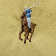 Chemise Polo Ralph Lauren Shirt M Blake Jaune Manches Courtes Button Down