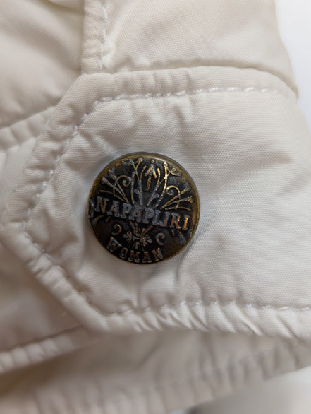NAPAPIJRI Doudoune Veste Matelassée Blanche L Capuche Geographical | 318BSR