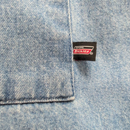 Chemise Dickies XL Jean Bleu 100% Coton Made in Nicaragua manches longues