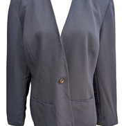 Veste Blazer Karen Scott femme bleu marine taille XL 16