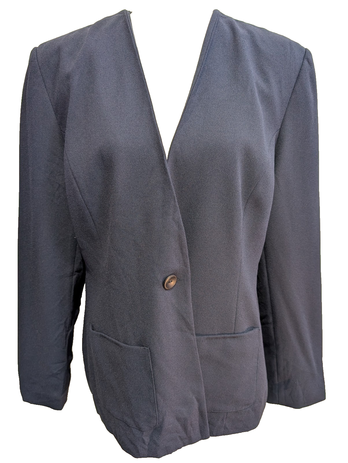 Veste Blazer Karen Scott femme bleu marine taille XL 16