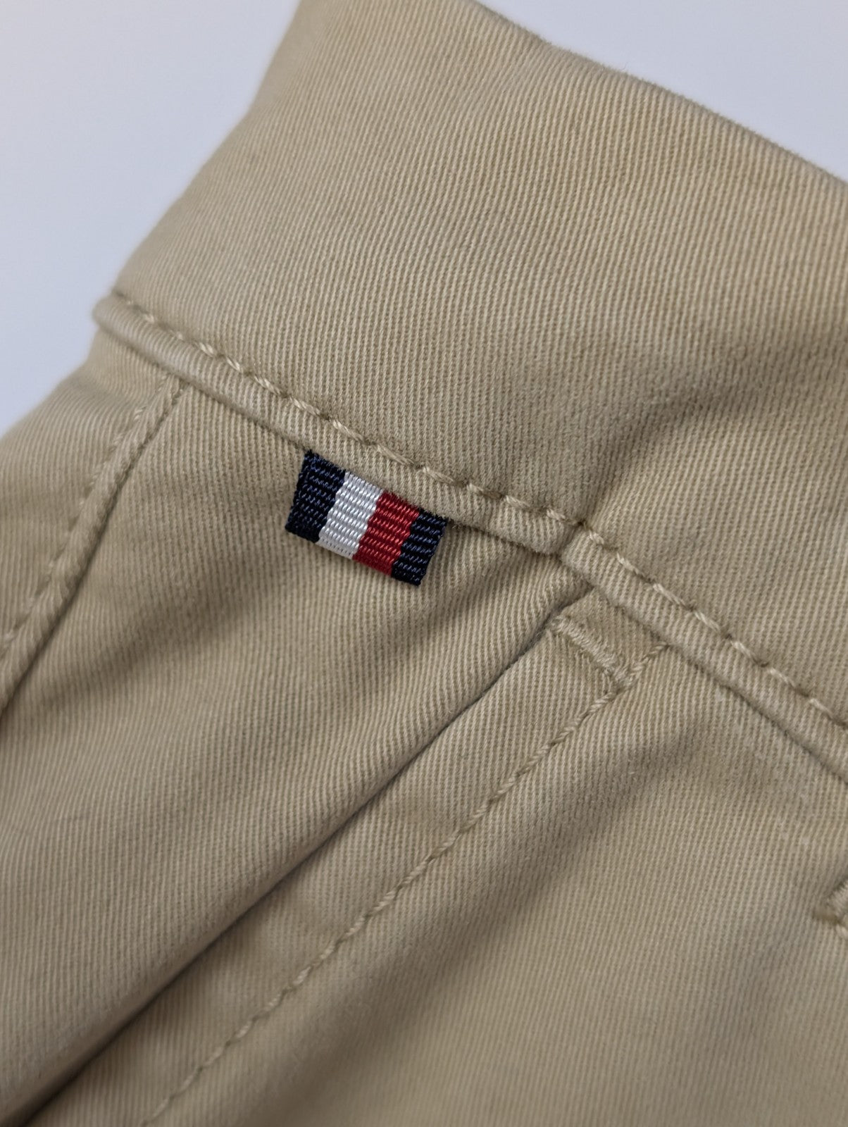 Pantalon chino Tommy Hilfiger stretch crème taille W33xL30 #28ct