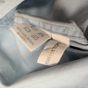Chemise YVES SAINT LAURENT M Bleu Clair 100% Coton Manches Courtes