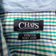 Chemise CHAPS verte et bleue à carreaux taille L #59e