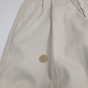 Pantalon Chino Vintage TOMMY HILFIGER Crème ⚓ Coupe Cropped (Courte) W34 (42)