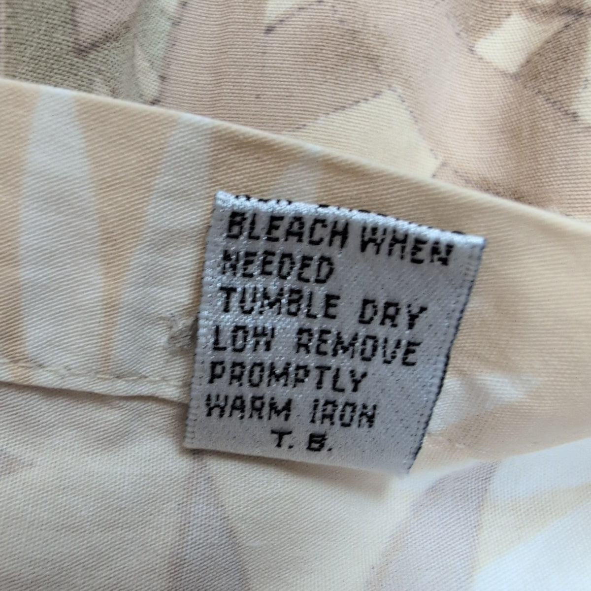 Chemise Hawaïenne Manches Courtes Pierre Cardin Coton Beige L