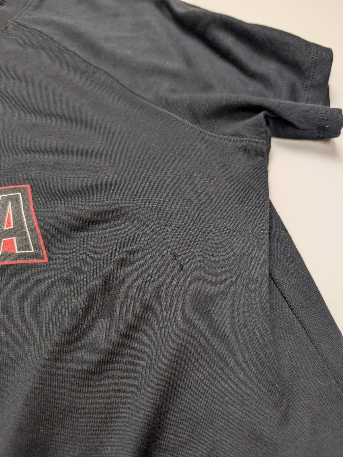 T-shirt Under Armour All America Lacrosse Femme Noir Taille S Vintage