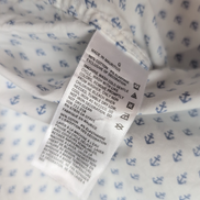 Chemise Nautica L Blanc Ancres Marines Manches courtes Stretch