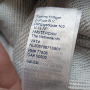 Sweat à Capuche Tommy Hilfiger Gris - Logo Brodé Poitrine - Taille M