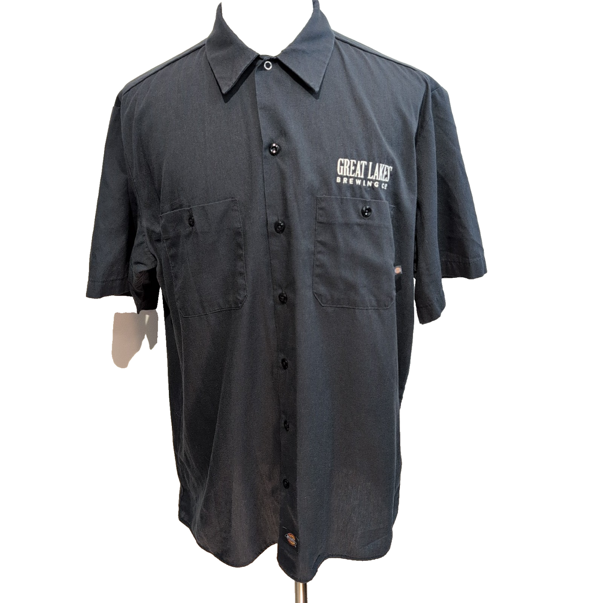 Chemise Dickies XL Bleu MC 2 Poches Great Lakes Workwear USA manches courtes