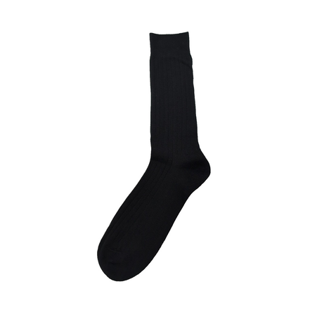 Chaussettes de Bureau / Affaires coton mercerisé côtelées 40/44 – 4 couleurs