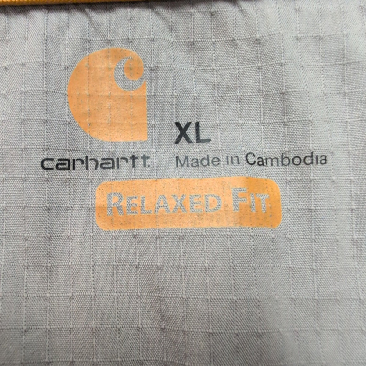 Chemise Carhartt Force XL Kaki Rouge Carreaux Manches courtes 2 Poches
