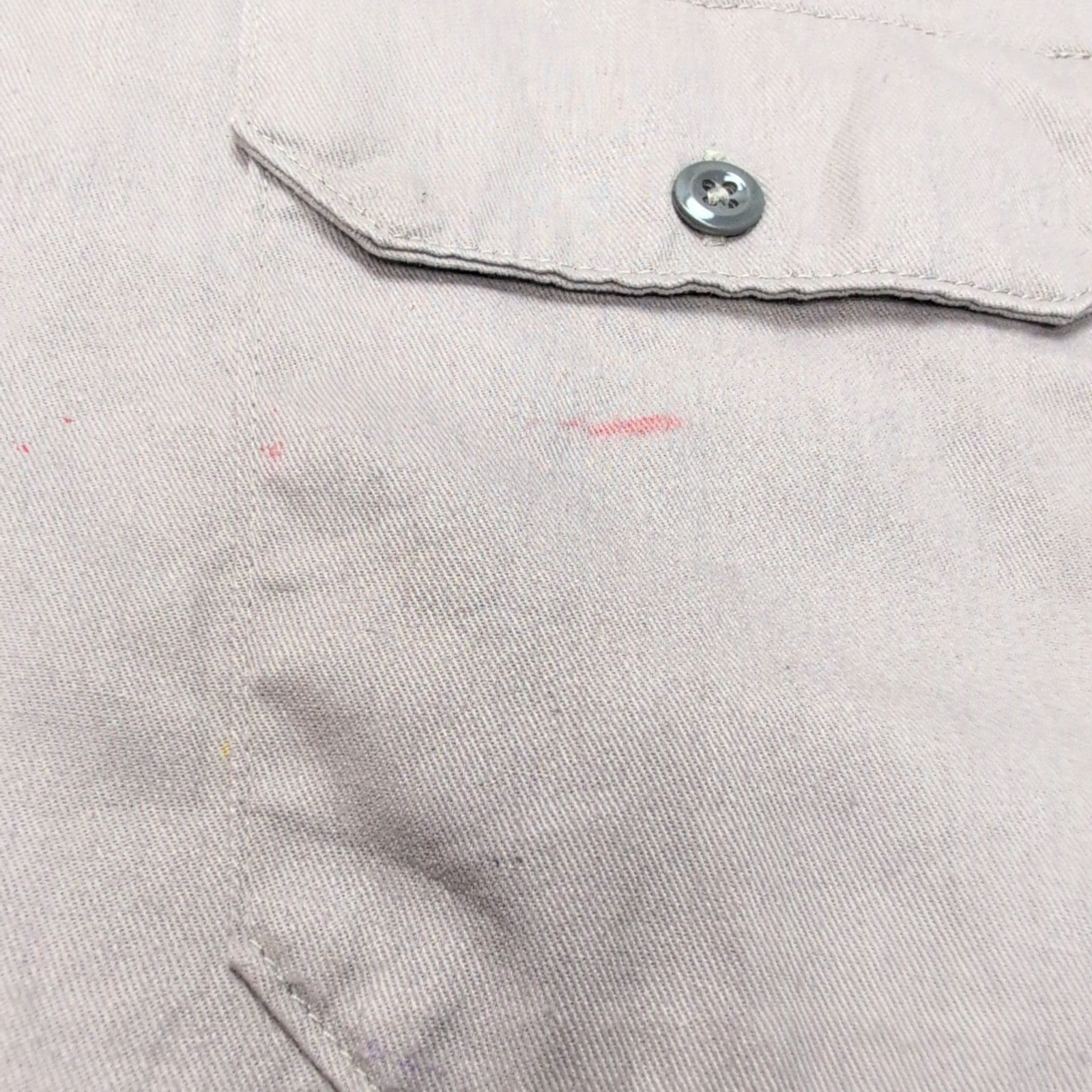 Chemise Dickies 2XL Crème Manches courtes 2 Poches Workwear Poche Stylo