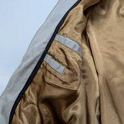 Blouson Billabong Homme L Crème Veste Harrington Coton Vintage Logo Brodé Dos