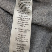 Sweat Patagonia Gris Col Rond Imprimé Bordeaux M