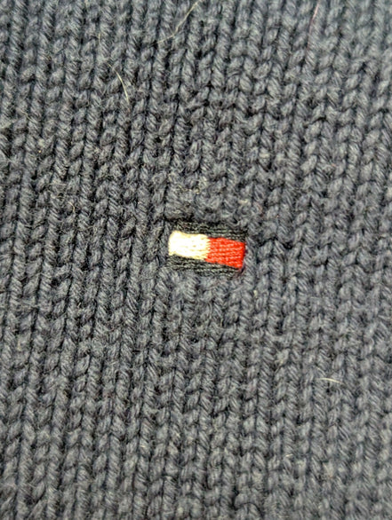 Pull Tommy Hilfiger vintage bleu marine garçon taille M (8-10 ans)