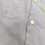 Chemise Dickies M Bleu Workwear Manches Courtes 2 Poches Logo Brodé