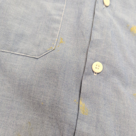 Chemise Dickies M Bleu Workwear Manches Courtes 2 Poches Logo Brodé
