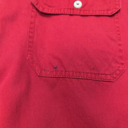 Chemise Wrangler modèle Hero rouge robuste 2 poches manches courtes L