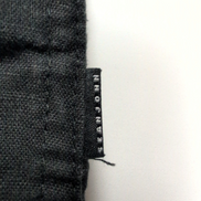 Chemise Sean John M Noire Lin Coton 2 Poches Manches Courtes
