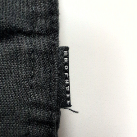Chemise Sean John M Noire Lin Coton 2 Poches Manches Courtes
