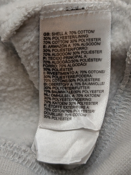 The North Face Sweat à Capuche Blanc Logo Bleu & Rouge - Taille M Femme