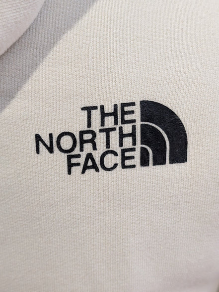 Sweat à capuche The North Face Blanc Cassé Grands Logos Taille S