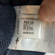 ➜ Sweat à Capuche Adidas - Grand Logo Blanc - Marine - Taille M