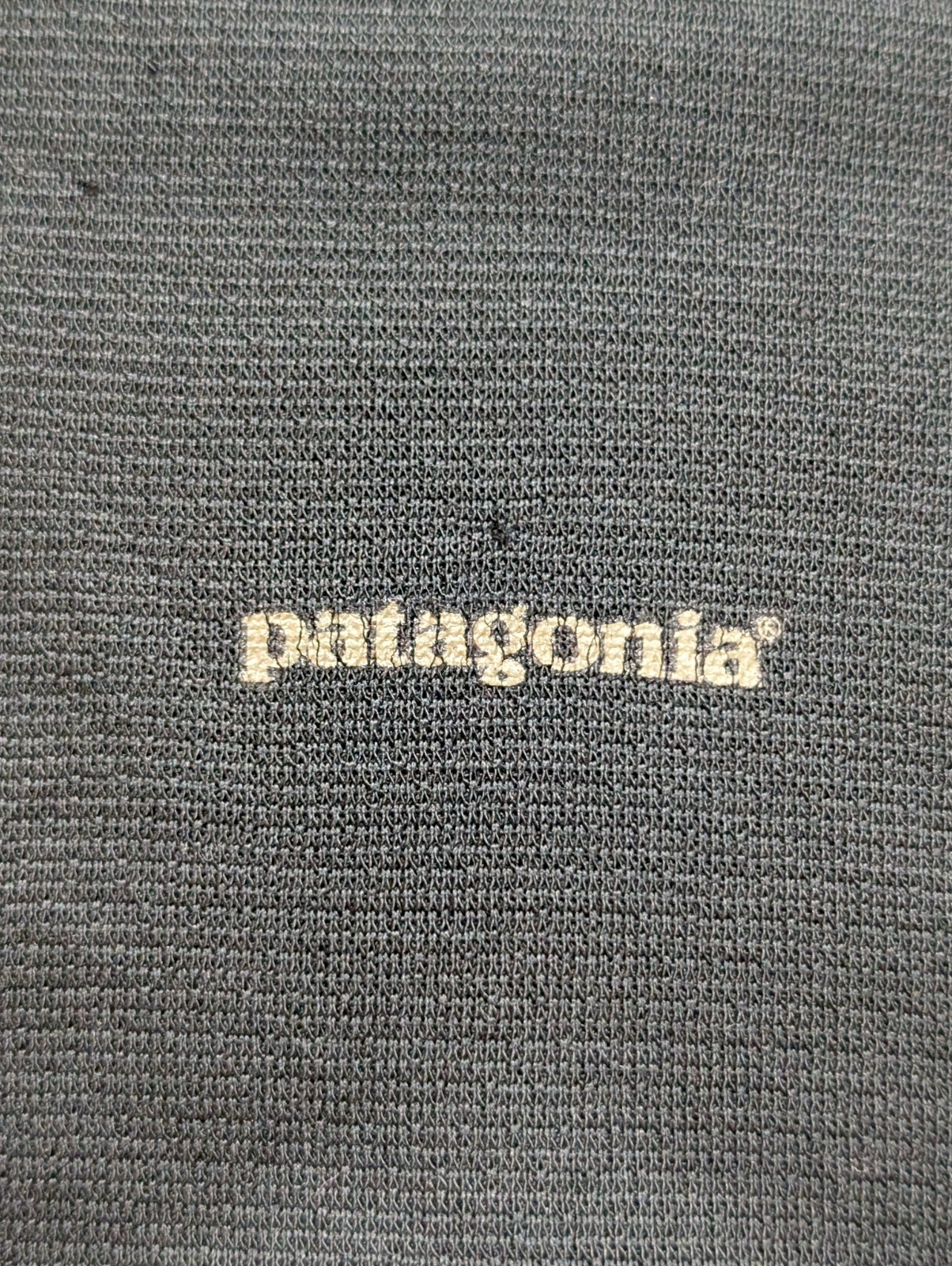 Polo Patagonia Capilene Noir Col Zippé - Homme Taille L