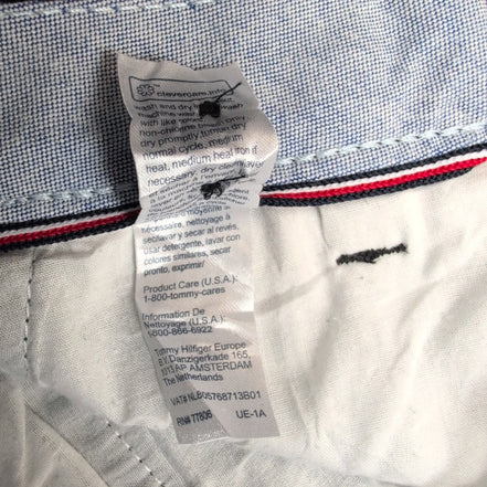 Pantalon chino Tommy Hilfiger stretch noir taille W34xL32 FR44 #49ct