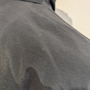 REEBOK Manteau Blouson Vintage Matelassé Noir Gris Capuche Col Taille L | 310BSR