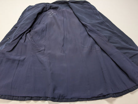 Veste Blazer Wilson's USA bleu marine femme taille S vintage