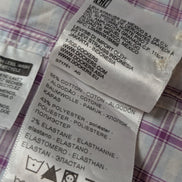 Chemise manches courtes Dockers violet à carreaux taille XXL #184msch