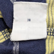 Polo manches courtes Polo Ralph Lauren Golf XL marine rayures jaunes coton Pima