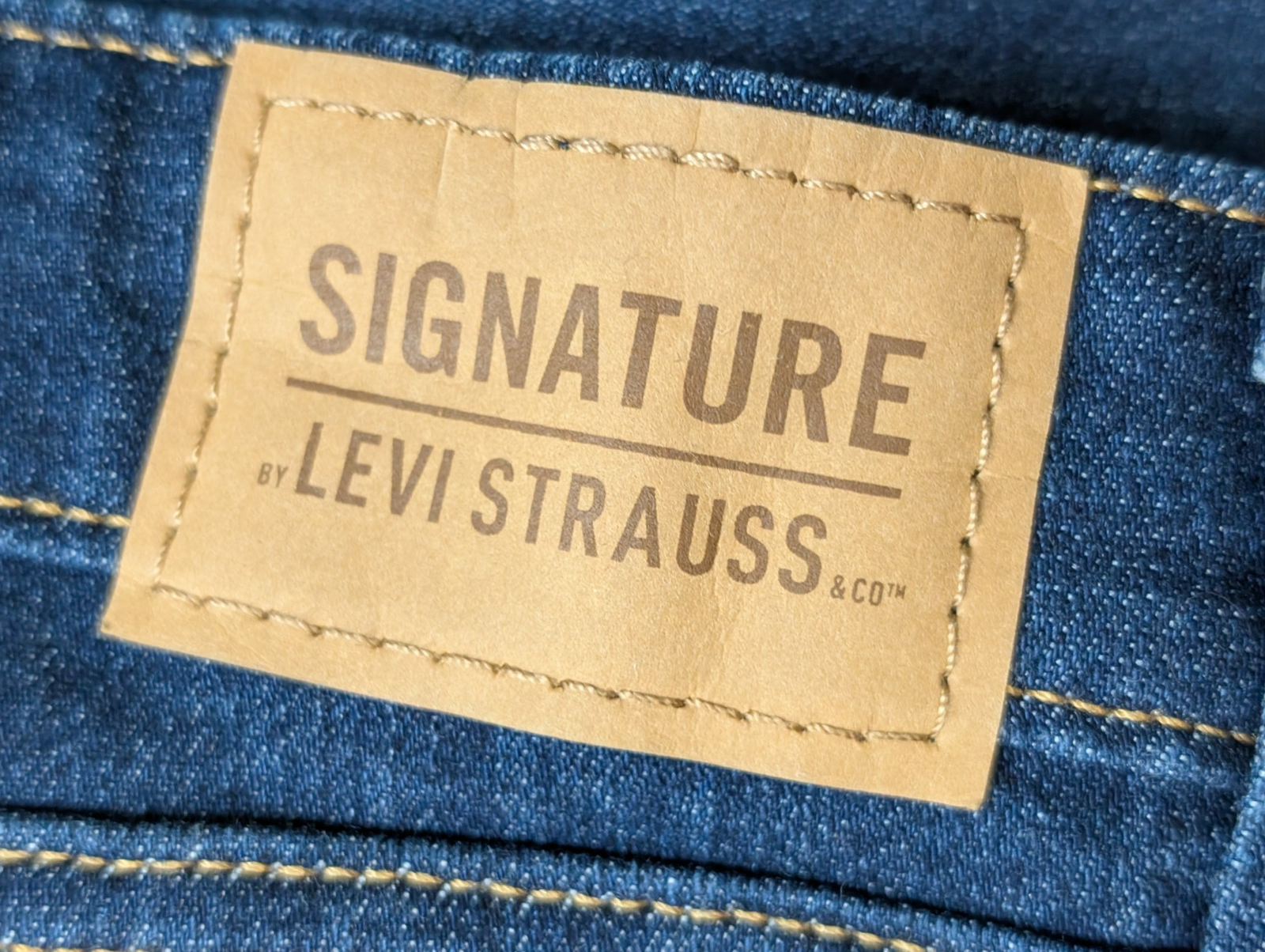 Jean Levi's Signature Femme Bleu Foncé Ultra Stretch W29 L32 T38
