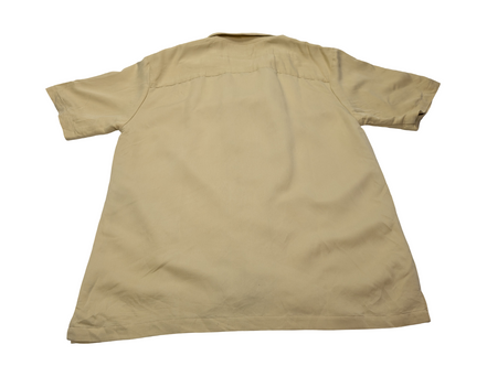 Chemise hawaïenne jaune brodée Caribbean Soul taille XL