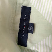 Chemise Tommy Hilfiger verte à rayures taille L #273msch