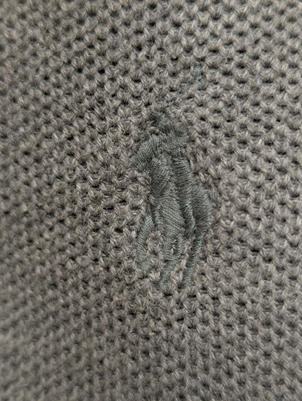 Pull Polo Ralph Lauren Coton Pima - Style Sweat-Shirt - Gris - Taille L/XL