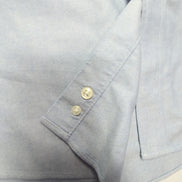 Chemise L.L. Bean bleu uni taille L/XL #162e