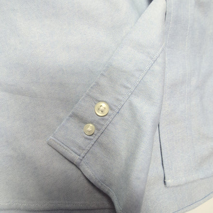 Chemise L.L. Bean bleu uni taille L/XL #162e