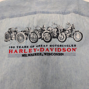 Chemise Harley Davidson L Jean 100th Anniversary 1903-2003 Brodée Manches courte