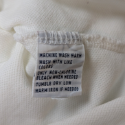Polo manches courtes Polo Ralph Lauren blanc XL coton piqué logo bleu marine