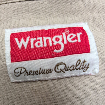 Chemise Wrangler Manches Courtes Grise 2 Poches - Taille 3XL