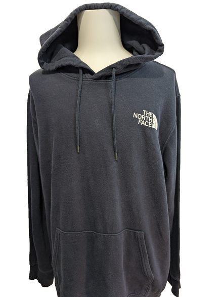 The North Face Sweat à Capuche Bleu Marine - Grand Logo au Dos - Taille XXL Homm