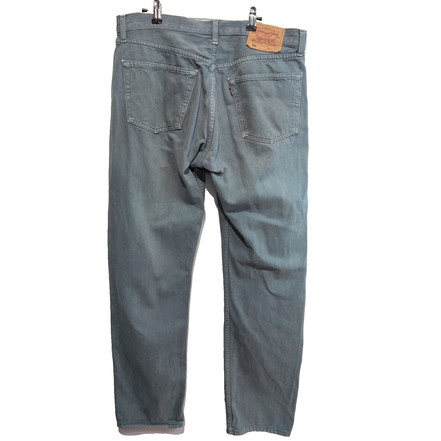 Levi’s 501 Jean W38 L34 Kaki Vintage Pantalon Droit Bouton Homme