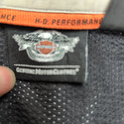 Chemise Harley Davidson 2XL Grise Manches courtes Ventilée Tête de Mort 2 Poches